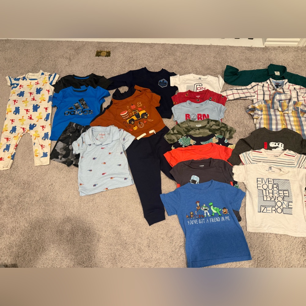 Bundle of toddler boy clothes